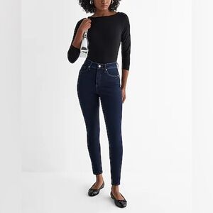 Express blue perfect curves legging in 8r - NOT FOR SALE